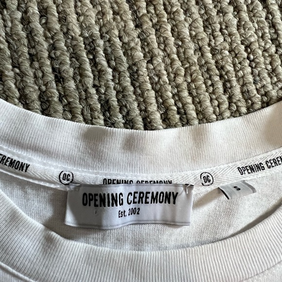 Opening Ceremony crochet floral tee S - Picture 5 of 6